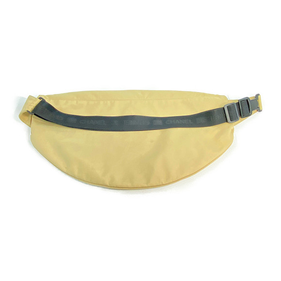 CHANEL Sportsline Nylon Shoulder Bag Beige - Picture 2 of 10